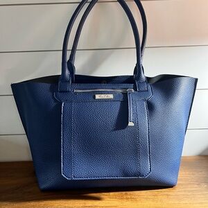 Marc Fisher Navy Blue Tote Bag